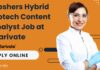 Freshers Biotech Content Analyst Job