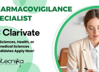Pharmacovigilance Specialist at Clarivate- Life Sciences, Health, or Biomedical Sciences Candidates Apply Now!