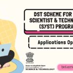 DST Scheme for Young Scientist & Technologist (SYST)