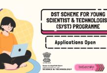 DST Scheme for Young Scientist & Technologist (SYST)