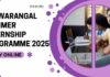 NIT Warangal Summer Internship Programme 2025 – Applications Open NIT Warangal Summer Internship Programme 2025