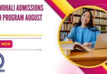 IISER Mohali Admissions to PhD Program August 2025 – Apply Now IISER Mohali 2025 Admission to PhD Program