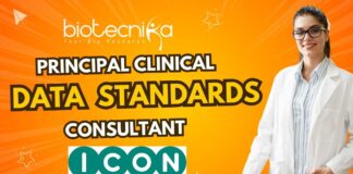 Principal Clinical Data Standards Consultant – ICON India