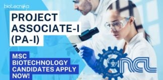 CSIR-NCL Biotech Project Vacancies - Apply Online
