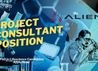 Project Consultant Position at Alien Technology – PhD in Lifescience Candidates Apply Now! Project Consultant Position at Alien Technology - PhD in Lifescience Candidates Apply Now!