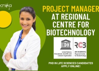 Project Manager at Regional Centre for Biotechnology – PhD Life Sciences Apply Online! Project Manager at Regional Centre for Biotechnology- PhD in life sciences Candidates Apply Online!