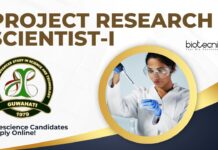 Project Research Scientist-I (Non-Medical) at IASST – Life Science Candidates Apply Online! Project Research Scientist-I (Non-Medical) at IASST - Lifescience Candidates Apply Online!