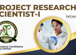 Project Research Scientist-I (Non-Medical) at IASST - Lifescience Candidates Apply Online!