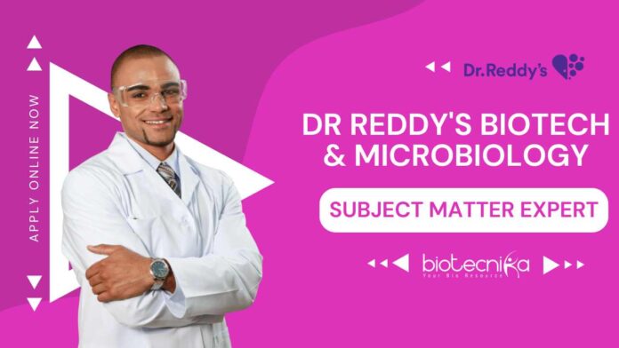 Dr Reddy's Biotech Position