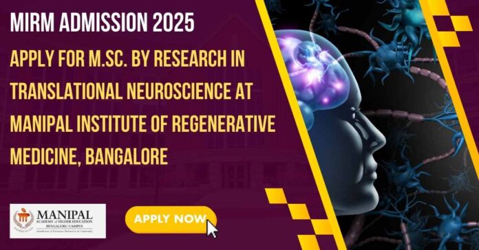 MIRM MSc Research in Translational Neuroscience