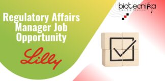 Regulatory Affairs Manager Job Opportunity