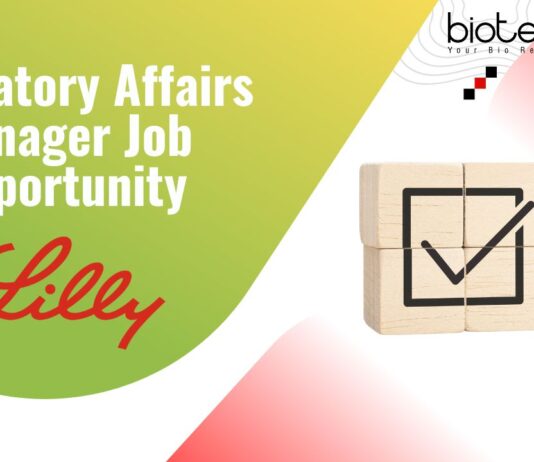 Regulatory Affairs Manager Job Opportunity