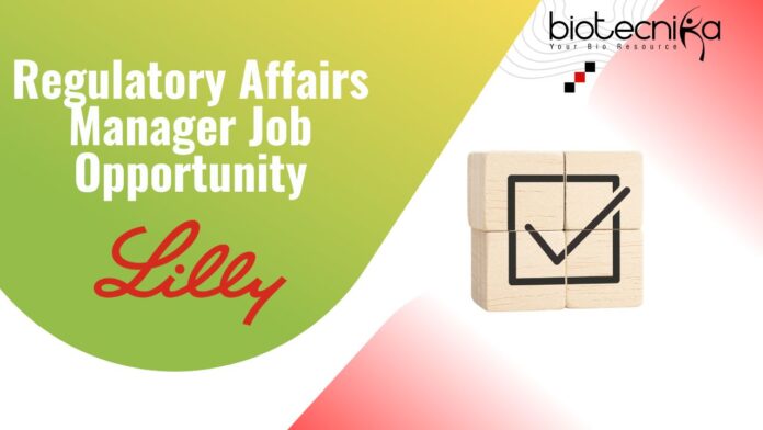 Regulatory Affairs Manager Job Opportunity