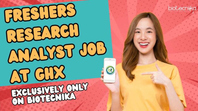 Freshers Research Analyst Job at GHX