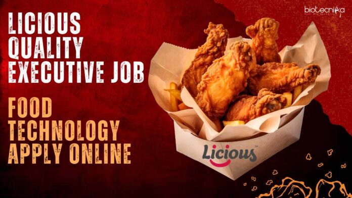Licious Quality Executive Job