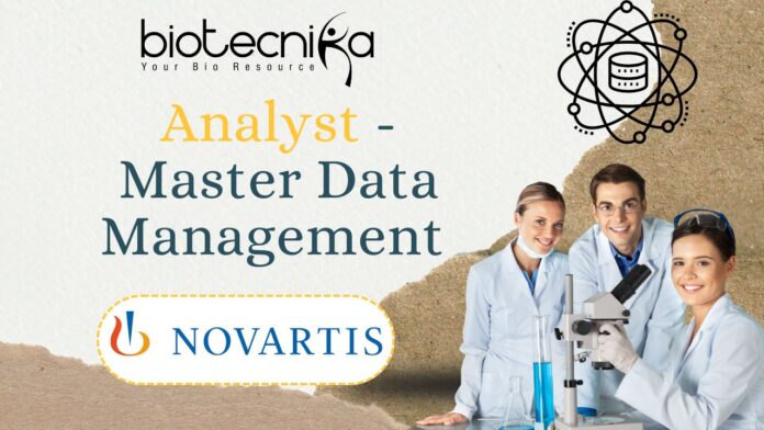 Analyst - Master Data Management - at Novartis
