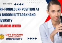 JRF Position at Dev Bhoomi