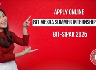 BIT Mesra Summer Internship 2025