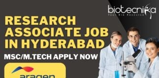 Research Associate Job In Aragen, Hyderabad - Need Life Science
