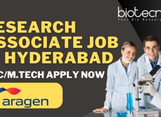 Research Associate Job In Aragen, Hyderabad - Need Life Science