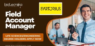 Sartorius Field Account Manager - Life SciencesEngineering Degree Holders Apply Now  (1)