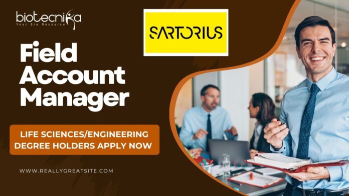 Sartorius Field Account Manager - Life SciencesEngineering Degree Holders Apply Now  (1)