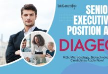 Senior Executive Position at Diageo – MSc Microbiology, Biotech Apply Now! Senior Executive Position at Diageo- M.Sc Microbiology, Biotechnology Candidates Apply Now!