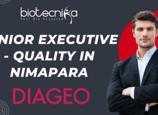 Senior Executive - Quality in Nimapara Diageo India Hiring Now