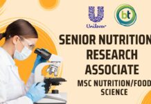 Join Unilever as a Senior Nutritional Research Associate (MSc in Nutrition/Food Science Required) – Apply Now! Senior Nutritional Research Associate -MSc NutritionFood Science (1)