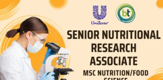 Senior Nutritional Research Associate -MSc NutritionFood Science (1)