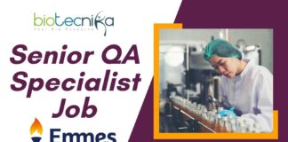 Senior QA Specialist Job – Emmes Group Apply Today!
