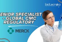 Merck Healthcare Life Sciences Specialist Job Opening – Apply Online Senior Specialist - Global CMC Regulatory at Merck Healthcare