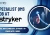 Specialist QMS Job at Stryker – Biotechnology Apply Now! Specialist QMS Job at Stryker - BSC Biotechnology, B-Pharm M-Pharm Apply Now!