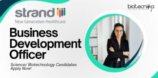 Strand Life Sciences Business Development Officer -Science Biotechnology Candidates Apply Now! 