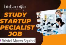 Study Startup Specialist Job at Bristol Myers Squibb