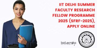 IIT Delhi 2025 Summer Faculty Research