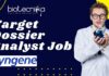 Target Dossier Analyst Job at Syngene Computational Biology Job
