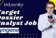Target Dossier Analyst Job at Syngene Computational Biology Job
