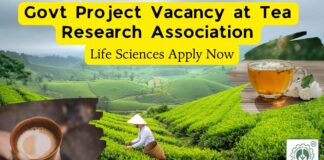 Project Jobs at Tea Research Association
