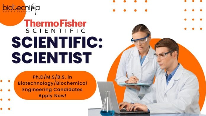 Cell Culture Scientist Job at Thermo Fisher Scientific, Apply Online
