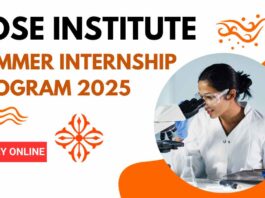 Bose Institute Summer Internship Program 2025