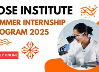 Bose Institute Summer Internship Program 2025