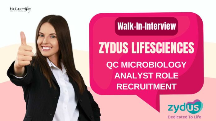 Walk-In-Interview For Zydus Lifesciences