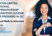Biocon Limited Freshers Walk-In Andhra