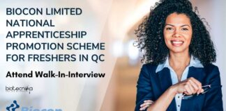 Biocon Limited Freshers Walk-In Andhra