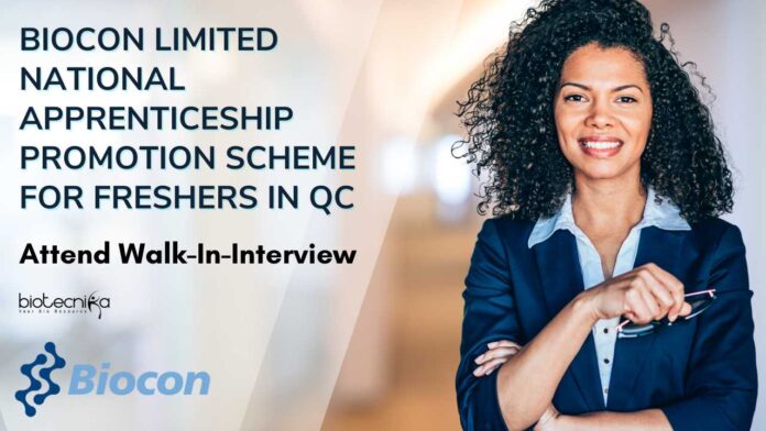 Biocon Limited Freshers Walk-In Andhra