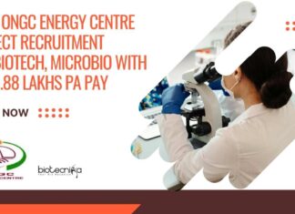 Govt ONGC Energy Centre Biotech Jobs