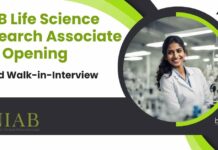 NIAB Life Science Research Associate Job Opening – Attend Walk-in-Interview NIAB Life Science Research Associate Job