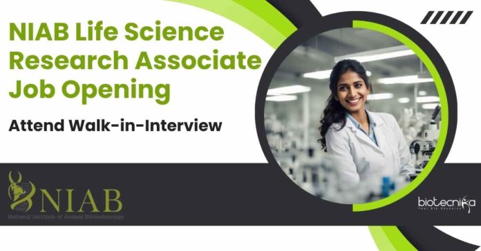 NIAB Life Science Research Associate Job