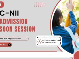 NII PhD 2025-26 Admissions Monsoon Session